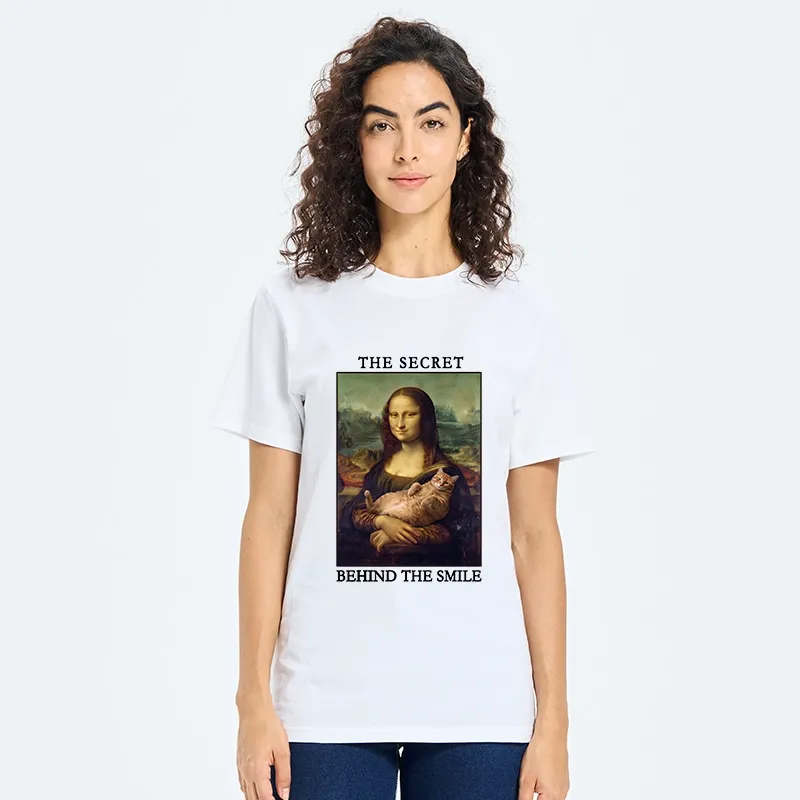 Tokyo-Tiger Mona Lisa Cat Meme Classic T-Shirt