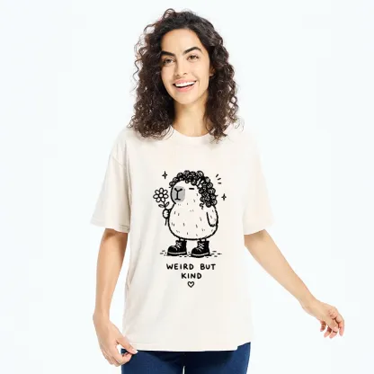 Tokyo-Tiger Weird But Kind Capybara Washed T-Shirt