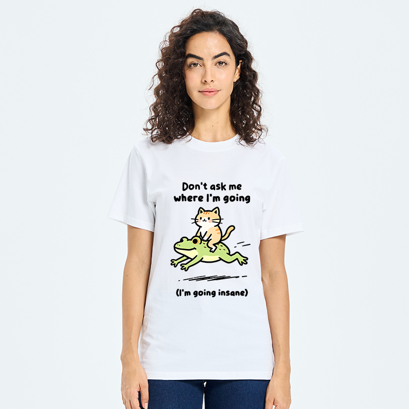 Tokyo-Tiger Cat Riding Frog Meme Classic T-Shirt
