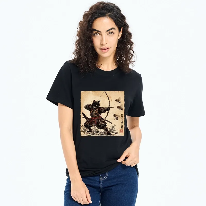 Tokyo-Tiger Samurai Cat Hunter Classic T-Shirt