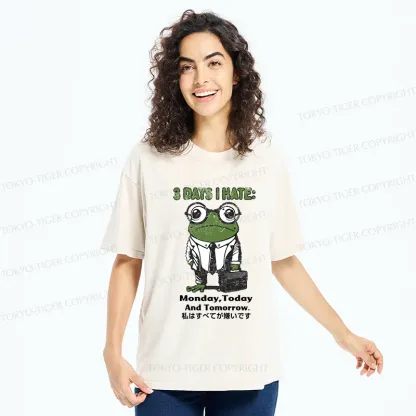 Tokyo-Tiger Working-class Frog Washed T-Shirt