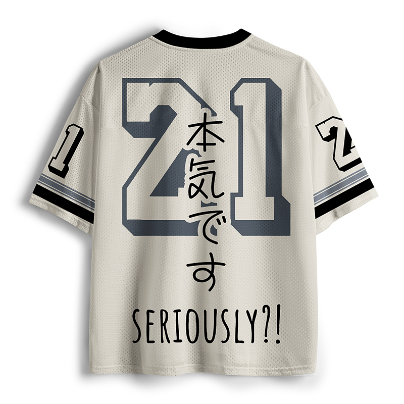 Tokyo-Tiger Raven's Question Mesh Jersey