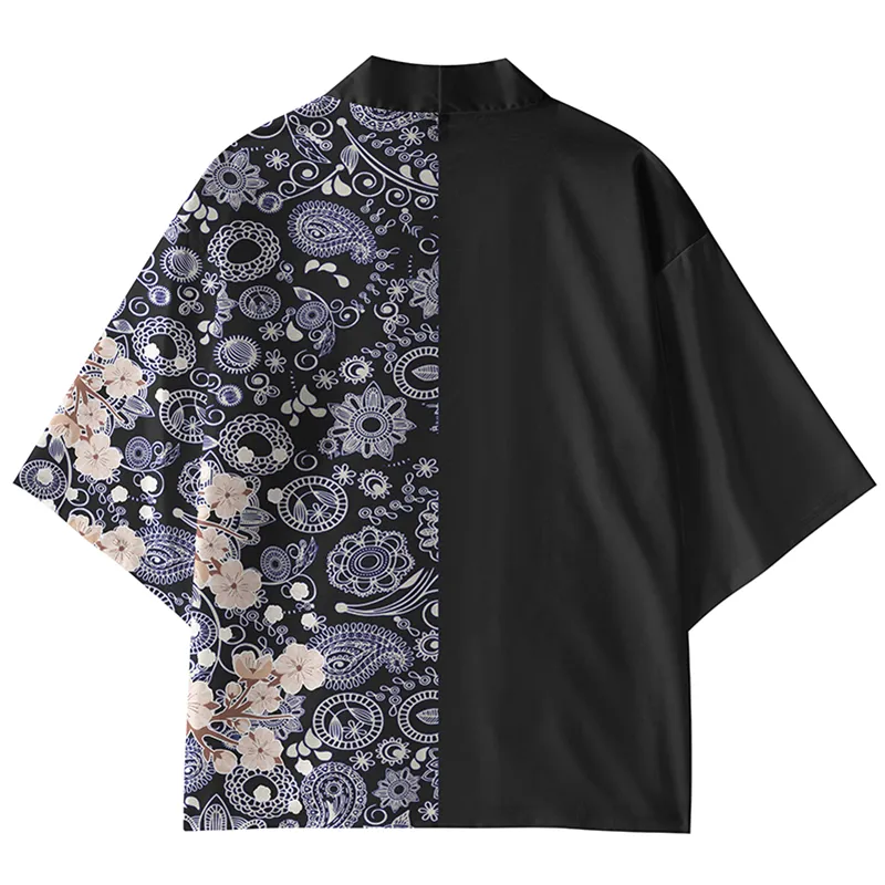 Tokyo-Tiger flower patternKimono Cardigan