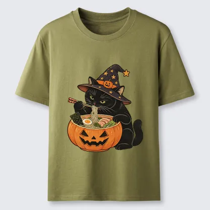 Tokyo-Tiger Witch Cat Ramen Classic T-Shirt