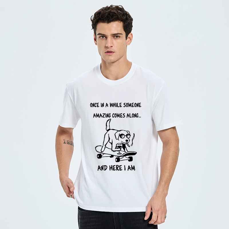 Tokyo-Tiger Cool Dog On Skateboard Funny Meme Classic T-Shirt