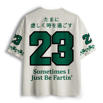 Tokyo-Tiger Farting Frog Funny meme Mesh Jersey