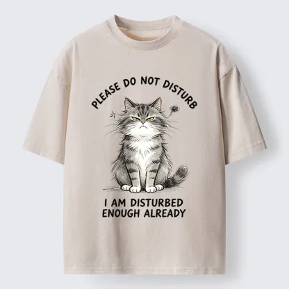 Tokyo-Tiger Funny Cute Little Cat Meme Washed T-Shirt