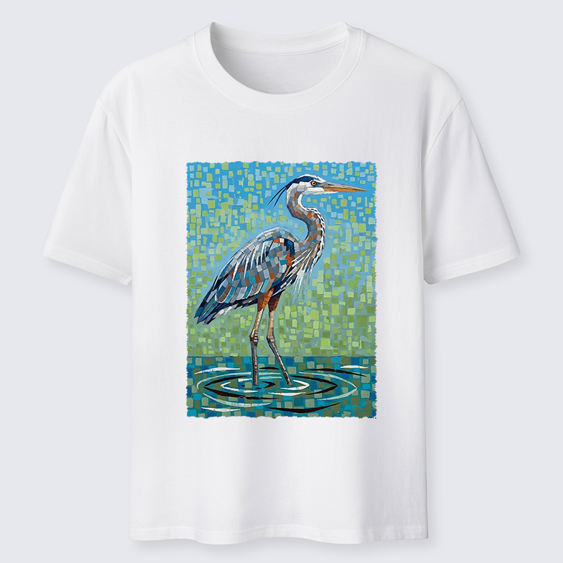 Tokyo-Tiger Color Block Heron Classic T-Shirt