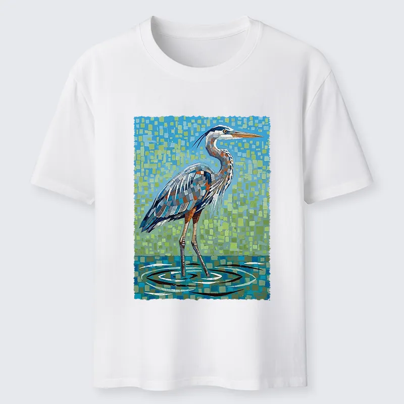 Tokyo-Tiger Color Block Heron Classic T-Shirt