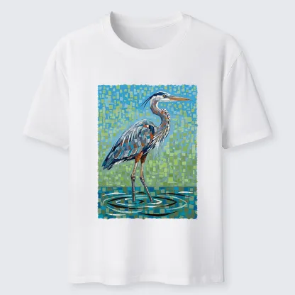 Tokyo-Tiger Color Block Heron Classic T-Shirt
