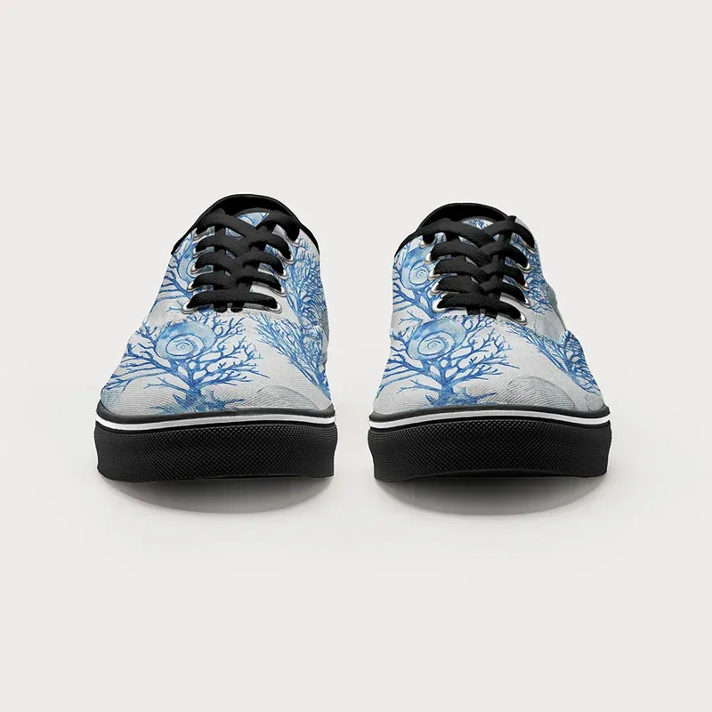 Tokyo-Tiger Shell And Coral Canvas Shoes