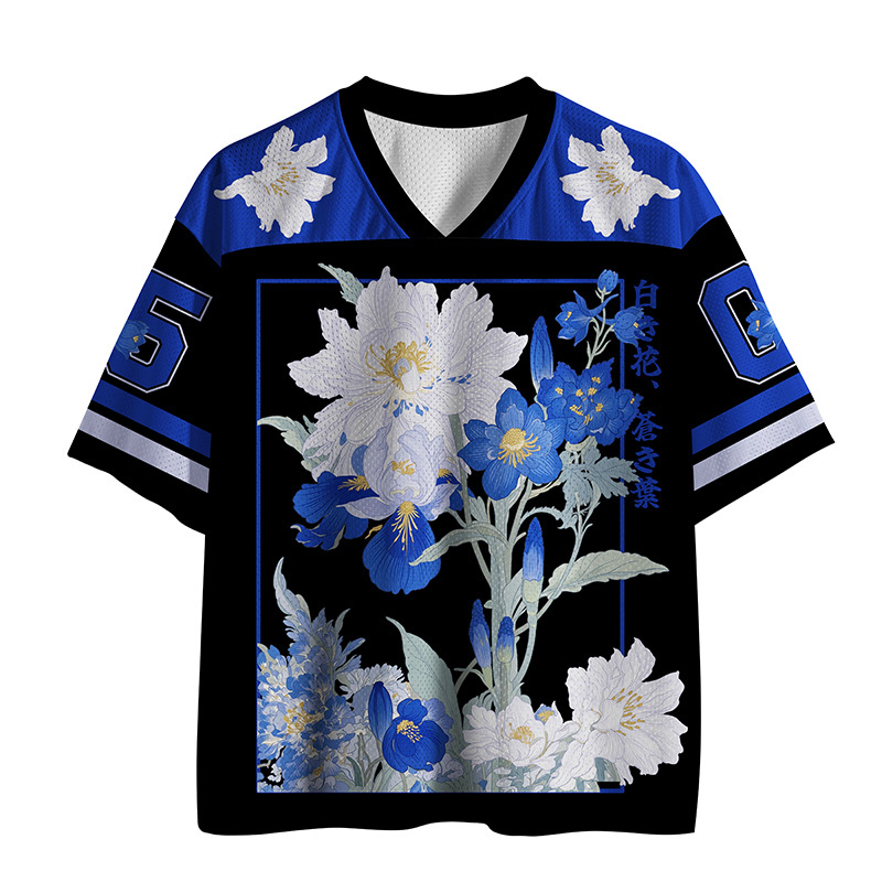 Tokyo-Tiger Blossoms Of The Firmament Mesh Jersey