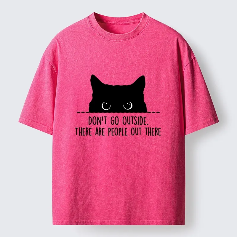Tokyo-Tiger Avoid Human Crowds Washed T-Shirt
