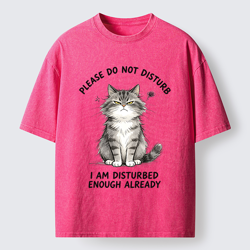 Tokyo-Tiger Funny Cute Little Cat Meme Washed T-Shirt