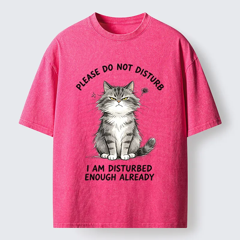 Tokyo-Tiger Funny Cute Little Cat Meme Washed T-Shirt