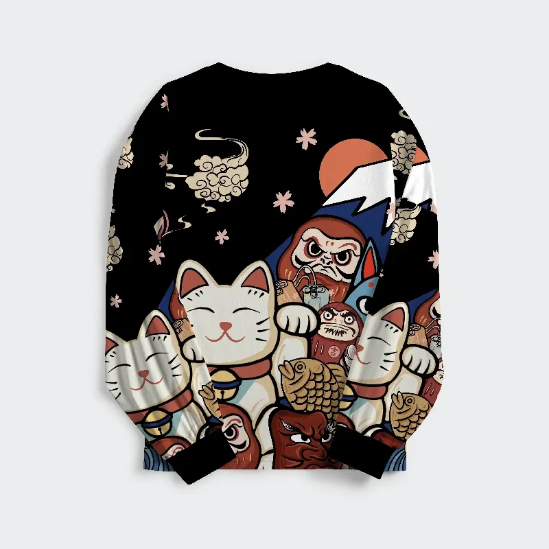 Tokyo-Tiger Traditional Japanese Elements Family Pajama Sets