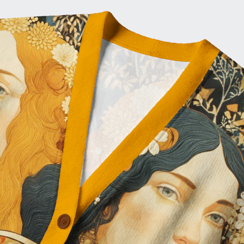 Tokyo-Tiger Daughters Of The Quiet Garden Ugly Cardigan Sweater