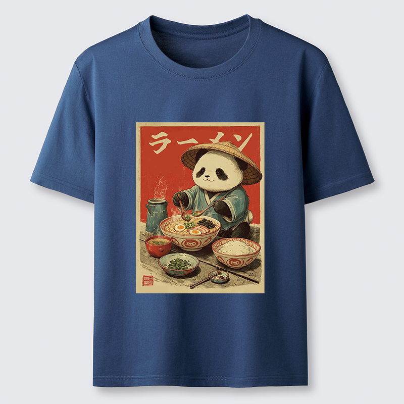 Tokyo-Tiger Panda Enjoying Ramen Classic T-Shirt