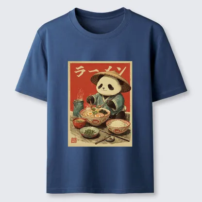 Tokyo-Tiger Panda Enjoying Ramen Classic T-Shirt