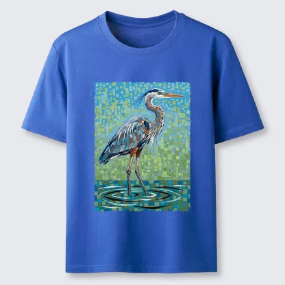 Tokyo-Tiger Color Block Heron Classic T-Shirt