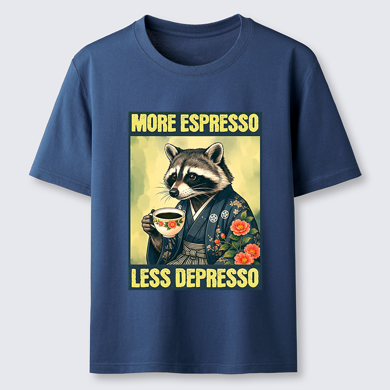 Tokyo-Tiger Coffee Fix Energy Raccoon Classic T-Shirt