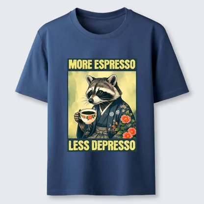 Tokyo-Tiger Coffee Fix Energy Raccoon Classic T-Shirt