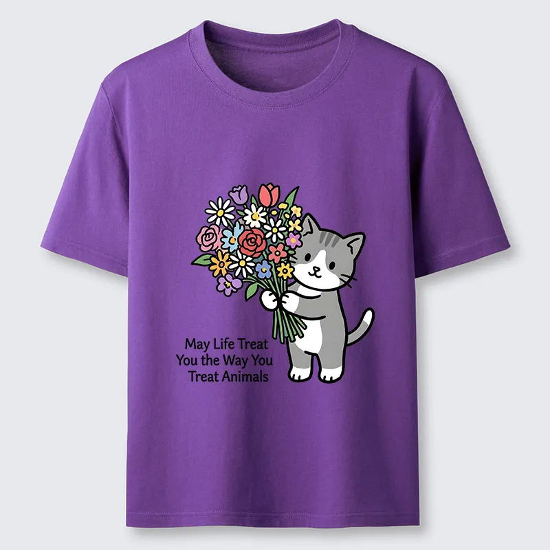 Tokyo-Tiger Funny Cat Bouquet Classic T-Shirt