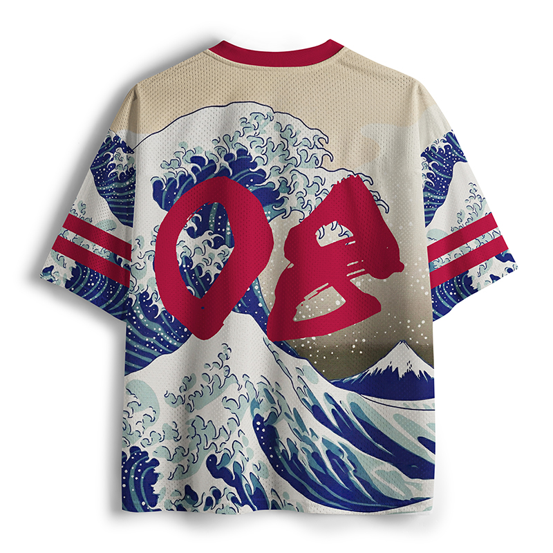 Tokyo-Tiger Jellyfish Wave Mesh Jersey