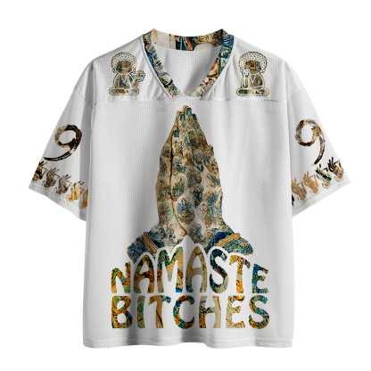 Tokyo-Tiger Funny Zen: Namaste Chaos Mesh Jersey