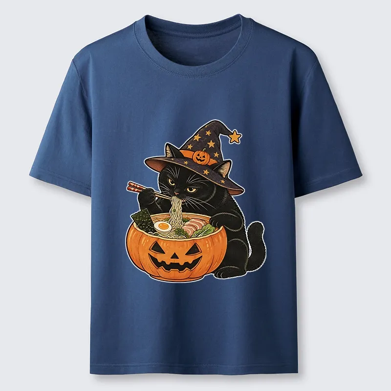Tokyo-Tiger Witch Cat Ramen Classic T-Shirt