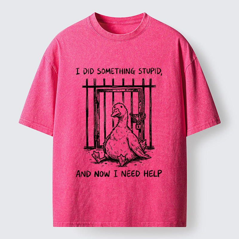 Tokyo-Tiger Silly Goose Trouble Vibe Washed T-Shirt