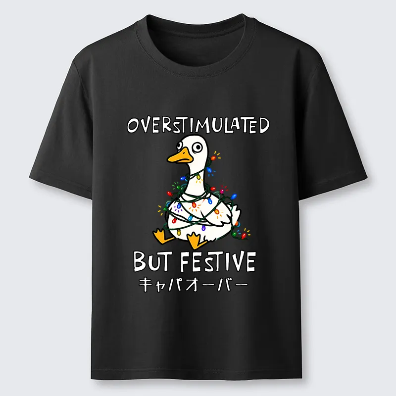 Tokyo-Tiger Funny Excited Christmas Goose Classic T-Shirt Sale