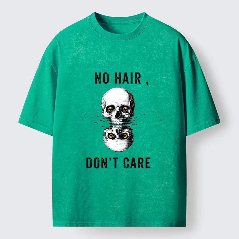 Tokyo-Tiger Skull Water Reflection Washed T-Shirt