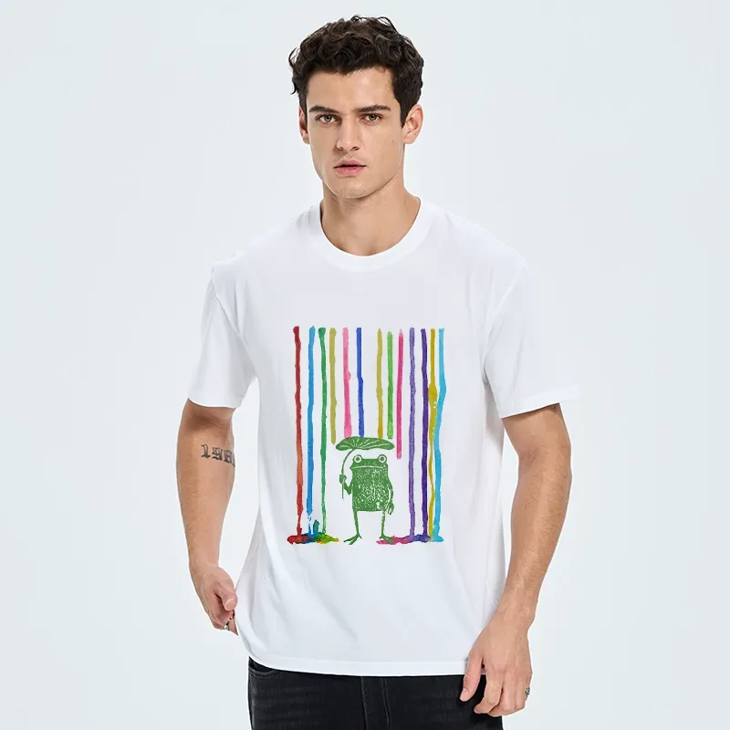 Tokyo-Tiger Frog Under The Rainbow Rain Classic T-Shirt