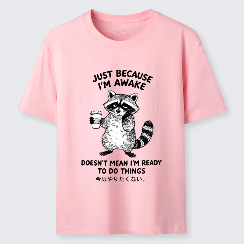 Tokyo-Tiger Tired Raccoon Coffee Classic T-Shirt