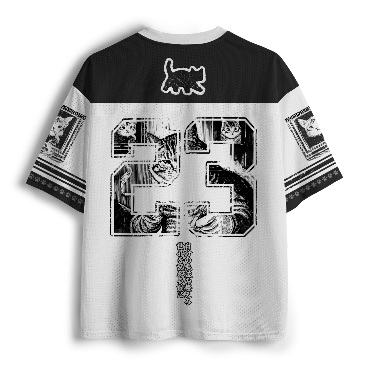 Tokyo-Tiger Tattoo Parlor Cats Mesh Jersey