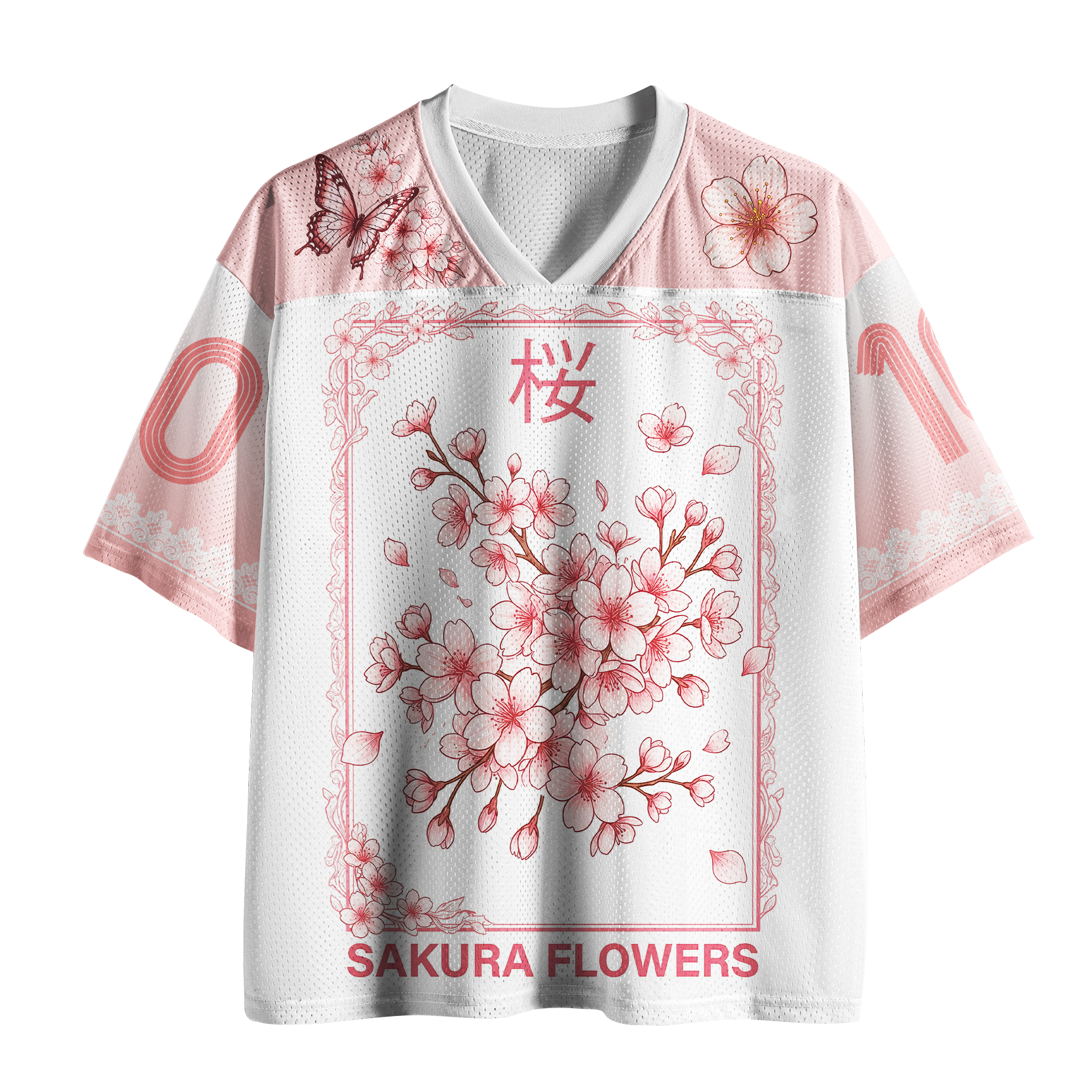 Tokyo-Tiger Hanami Season Mesh Jersey