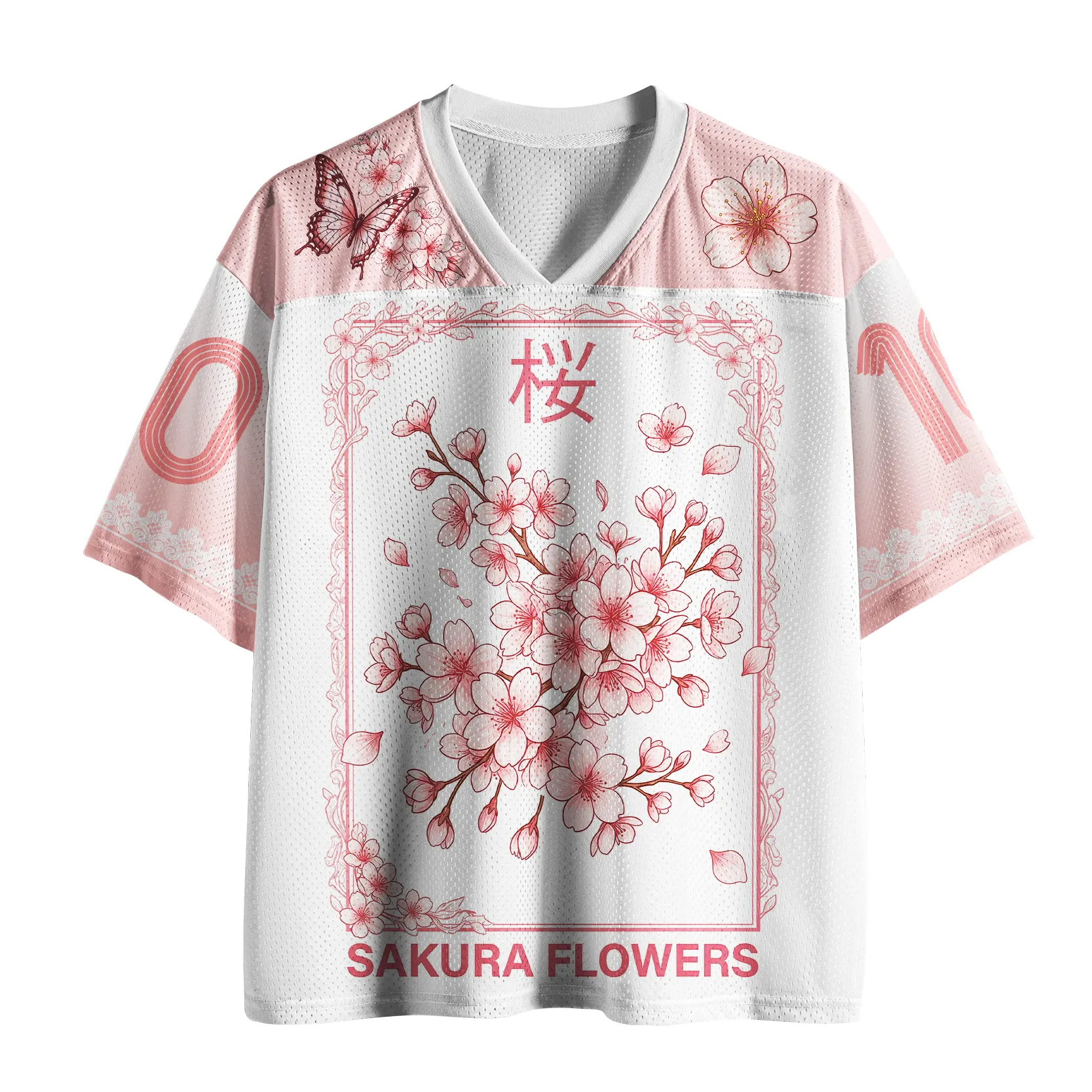 Tokyo-Tiger Hanami Season Mesh Jersey