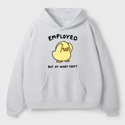 Tokyo‑Tiger Funny Work Duck Adult Fleece Hoodie
