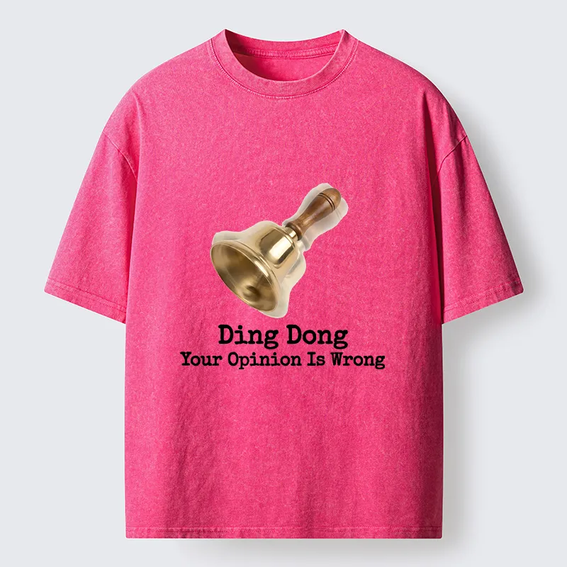 Tokyo-Tiger Funny Bell Quote Art Washed T-Shirt