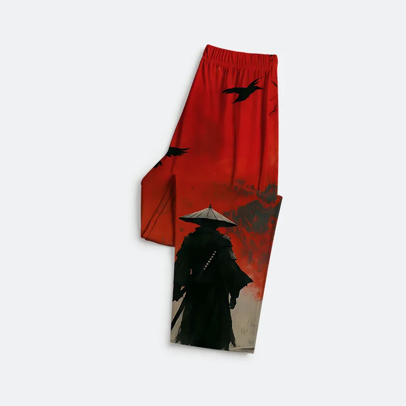 Tokyo-Tiger Blood Night Samurai Family Pajama Sets