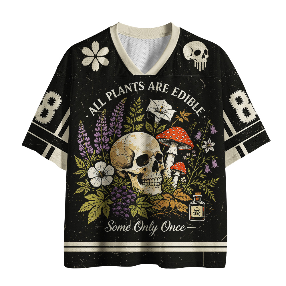 Tokyo-Tiger Skeleton Plant Mesh Jersey