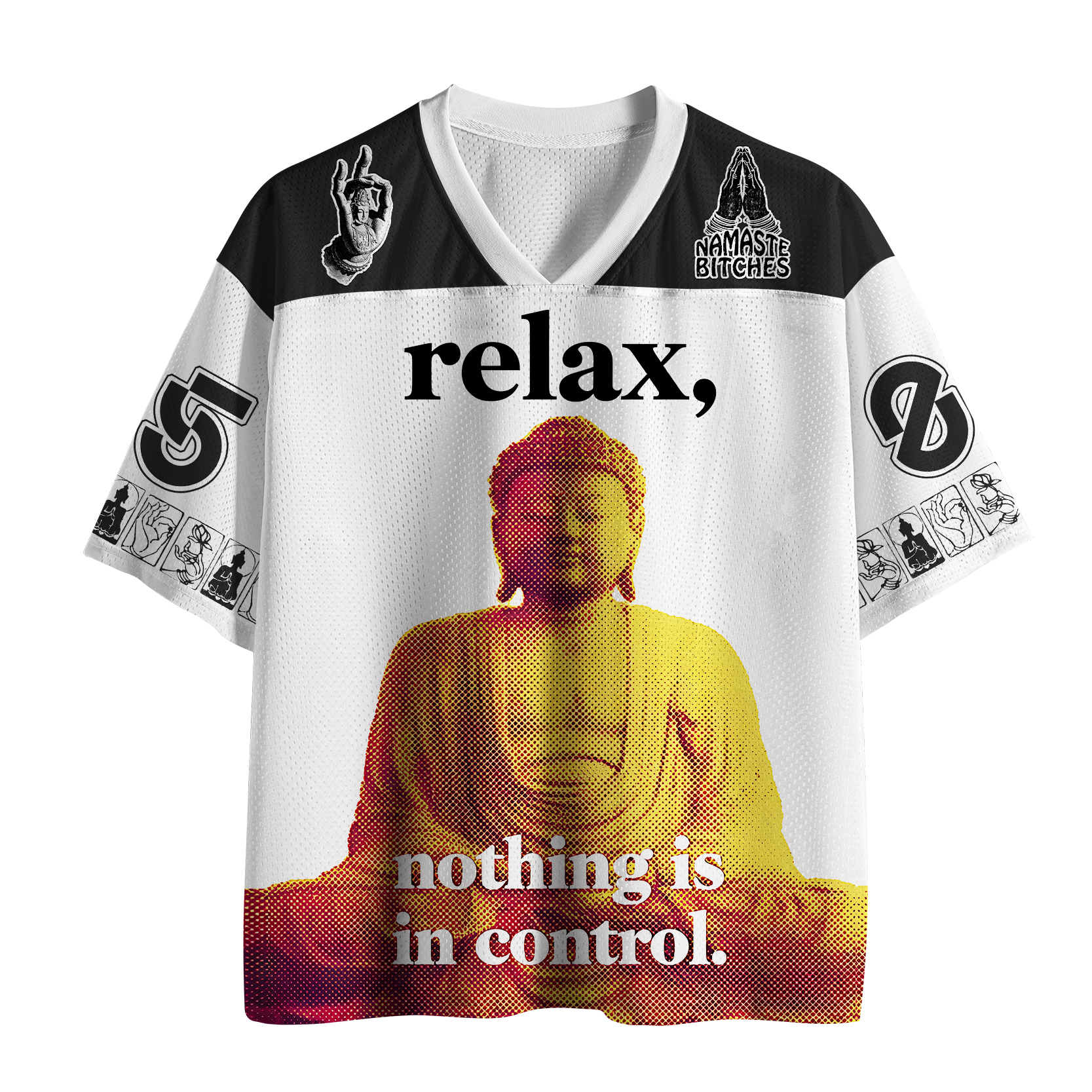 Tokyo-Tiger Interesting Zen：Relax Nothing Is In Control Mesh Jersey