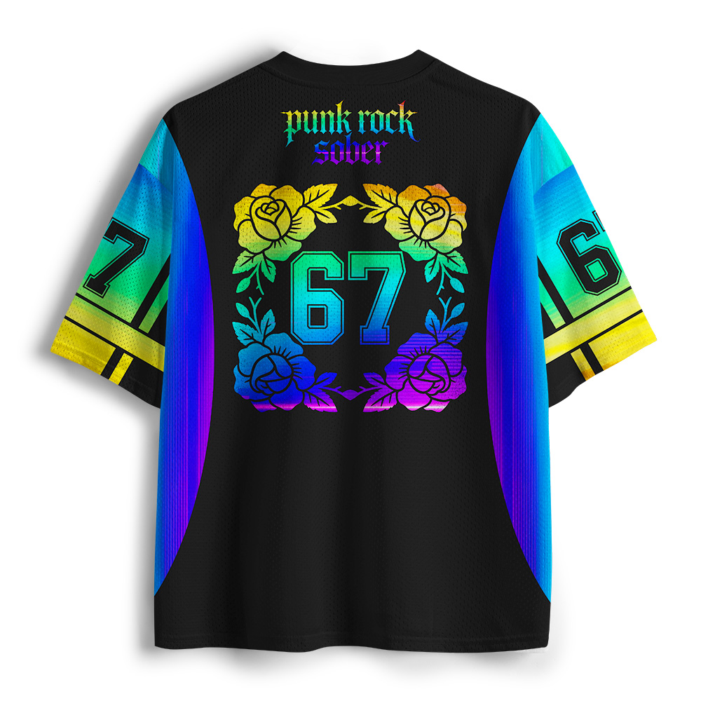 Tokyo-Tiger Punk Rock Sober Mesh Jersey