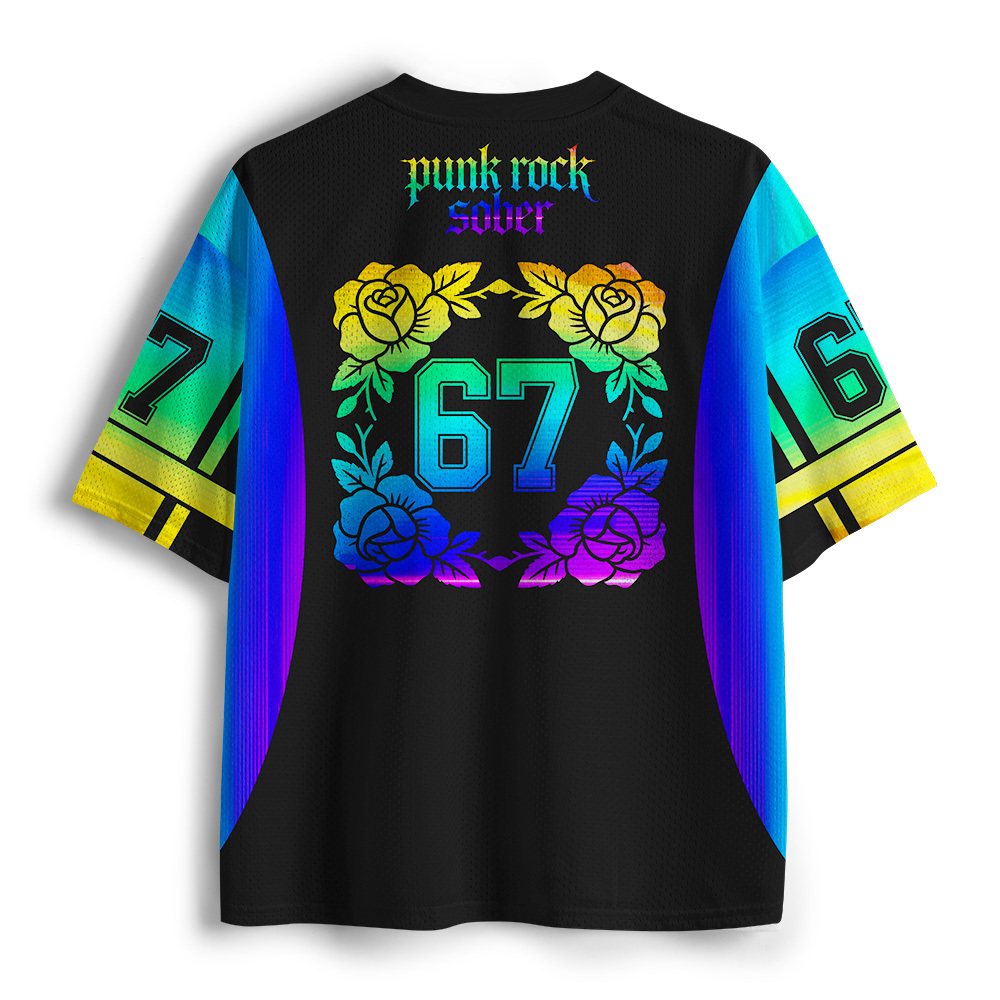 Tokyo-Tiger Punk Rock Sober Mesh Jersey