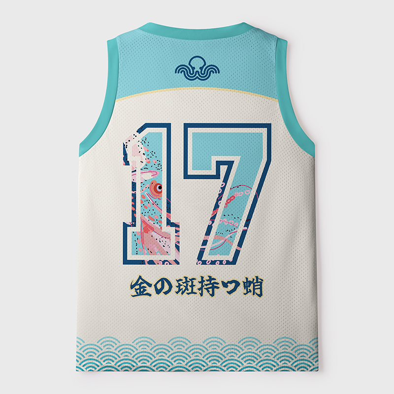 Tokyo-Tiger Soft Watercolor Octopus Japanese Art Mesh Tank Top