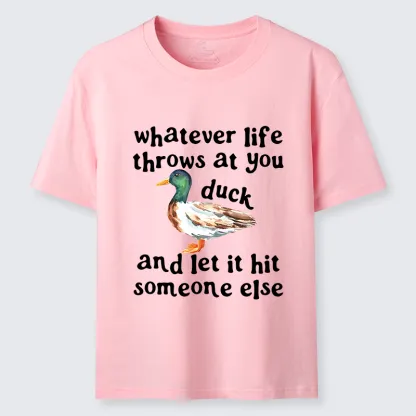 Tokyo-Tiger Funny Duck Life Trouble Meme Classic T-Shirt