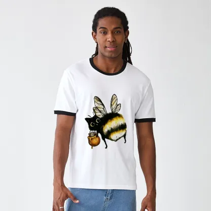Tokyo-Tiger Cute Catbee Butt Trim T-Shirt