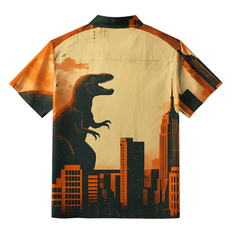 Tokyo-Tiger Monster In The City Aloha Hawaiian Shirt