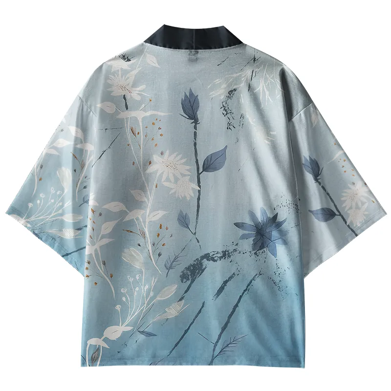Tokyo-Tiger Serene Botanical Beauty Kimono Cardigan